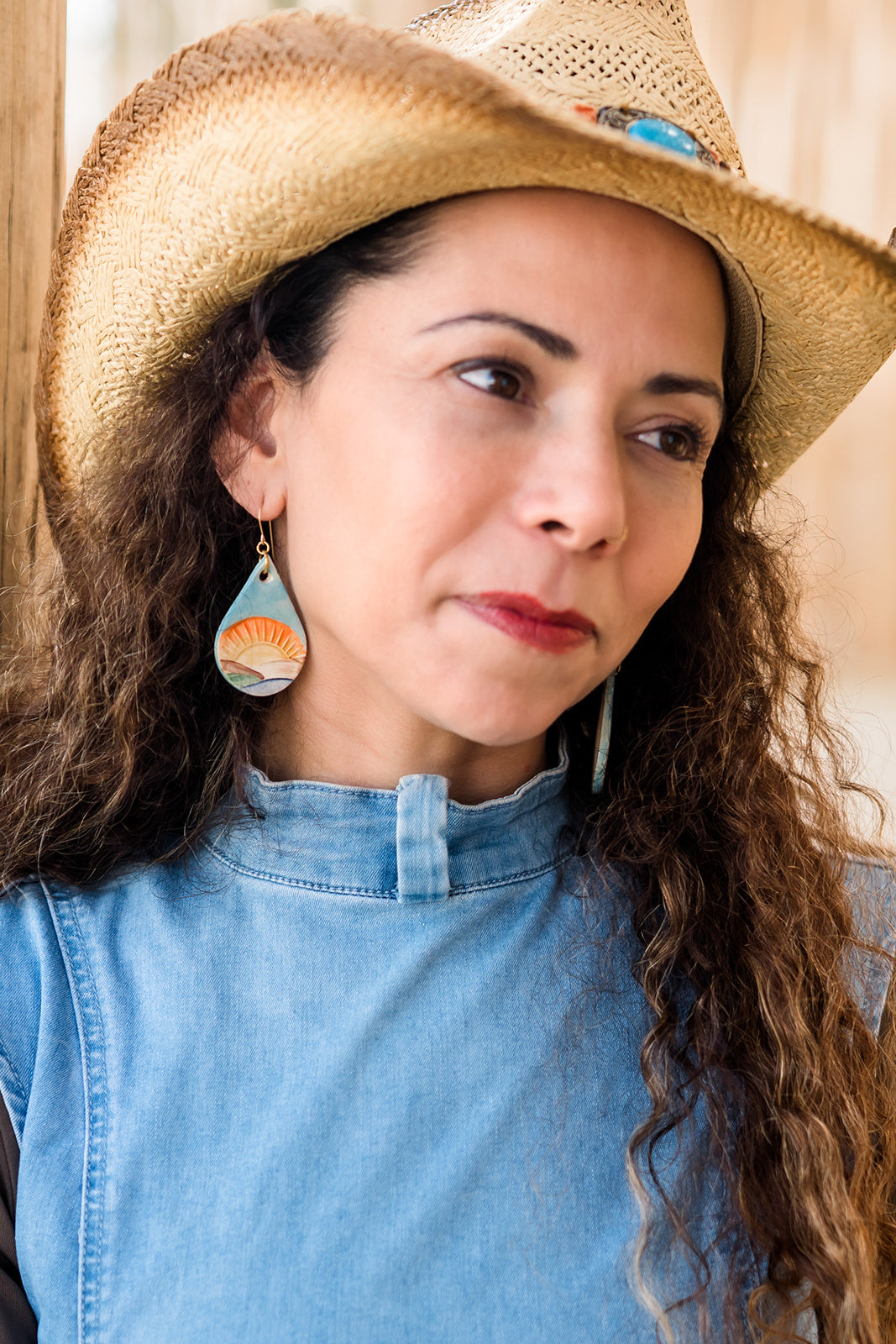 Sunset earrings