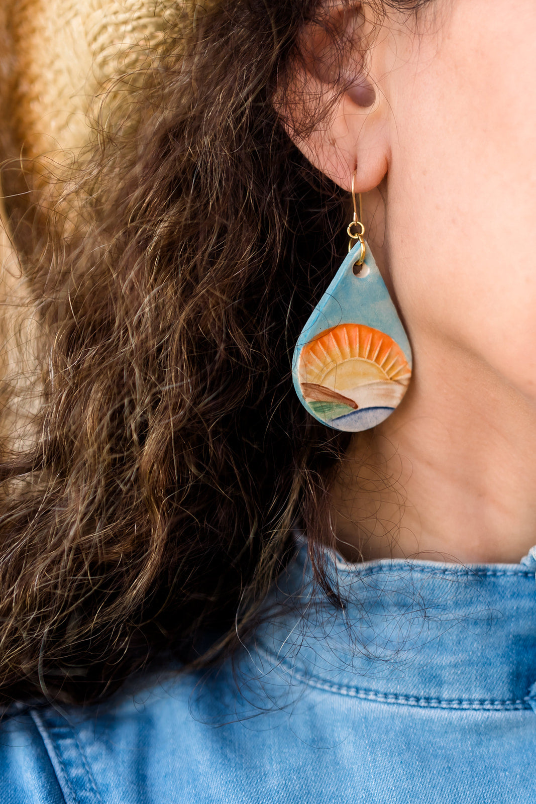 Sunset earrings
